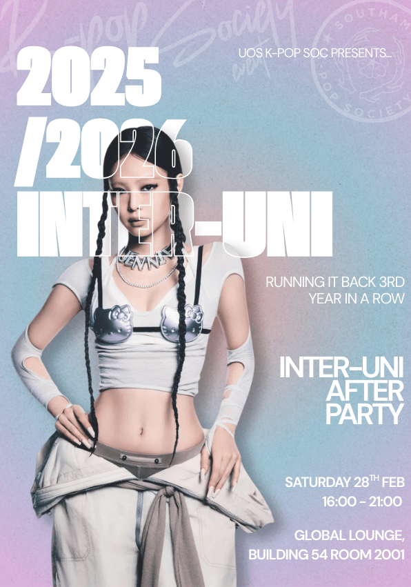 UoS K-Pop Inter-Uni After Party! 🕺🍕